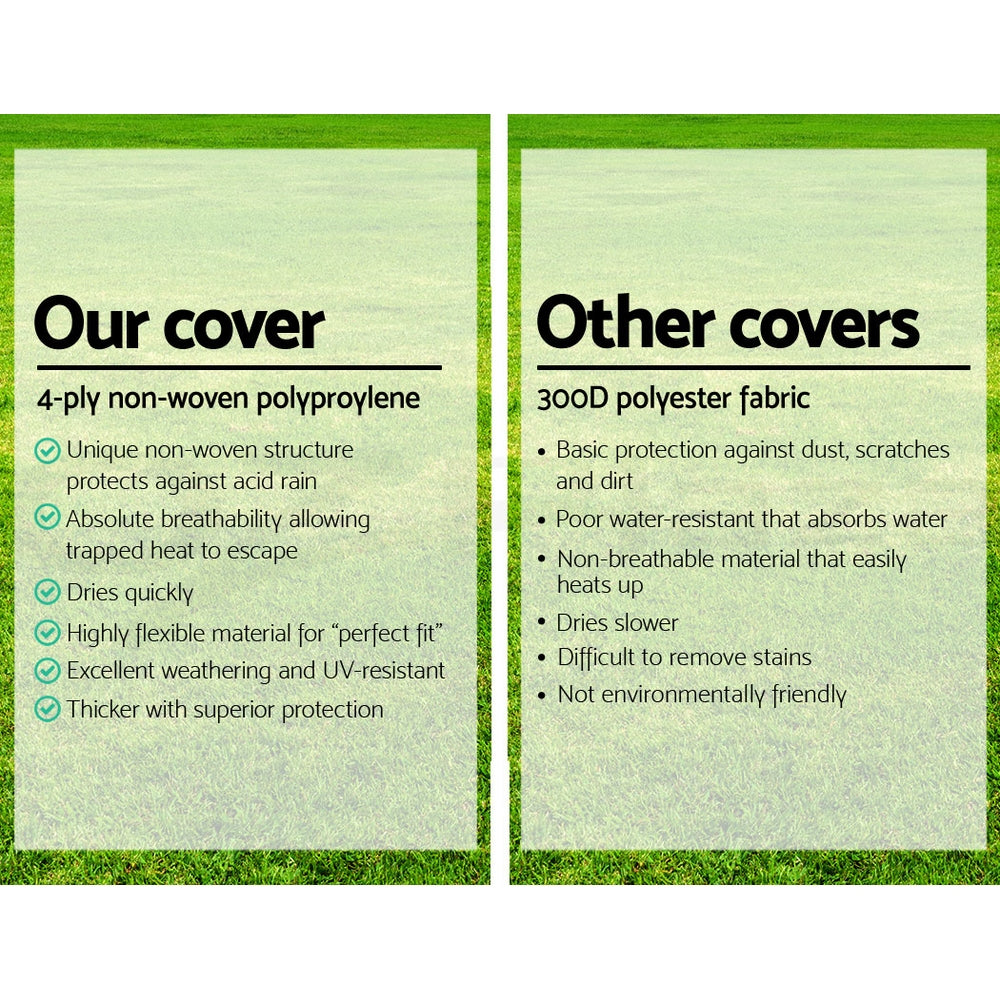 Weisshorn Caravan Cover Heavy Duty 14-24ft 4 Layer Campervan UV 5 Sizes Bag