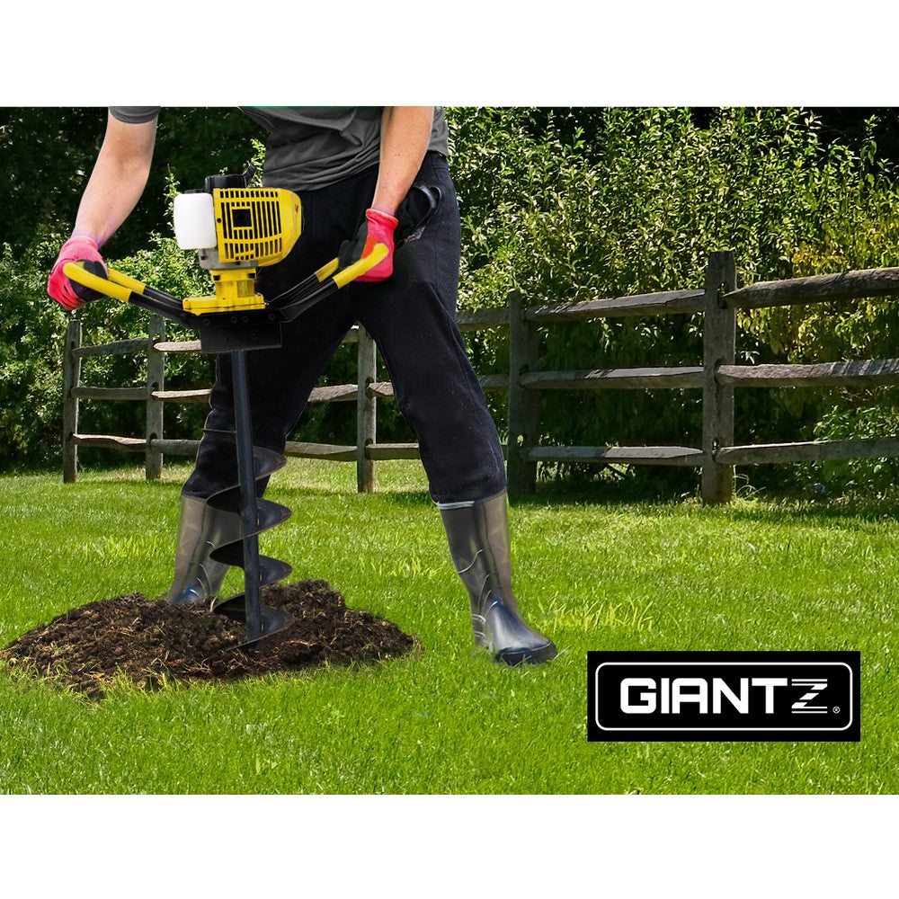 Petrol Post Hole Digger Auger Drill Borer Fence Earth Power Bits
