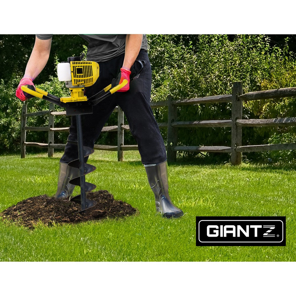 Petrol Post Hole Digger Auger Drill Borer Fence Earth Power Bits