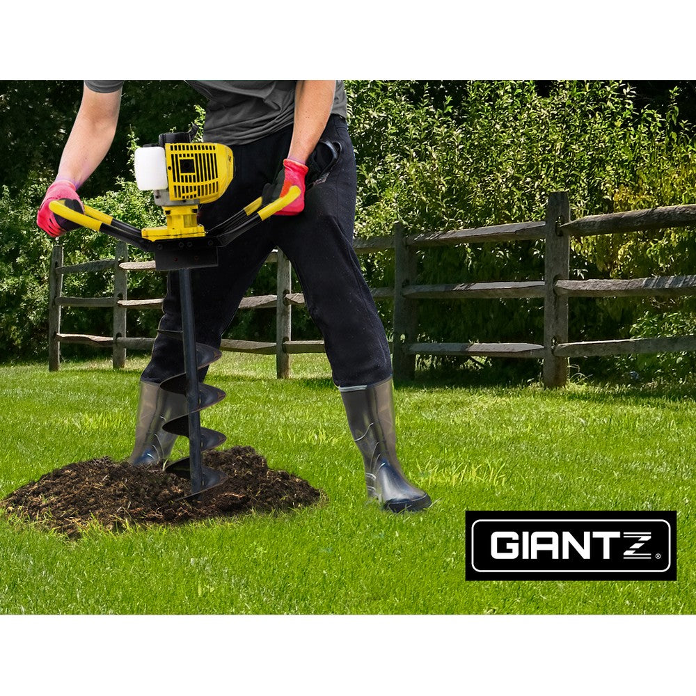 Petrol Post Hole Digger Auger Drill Borer Fence Earth Power Bits