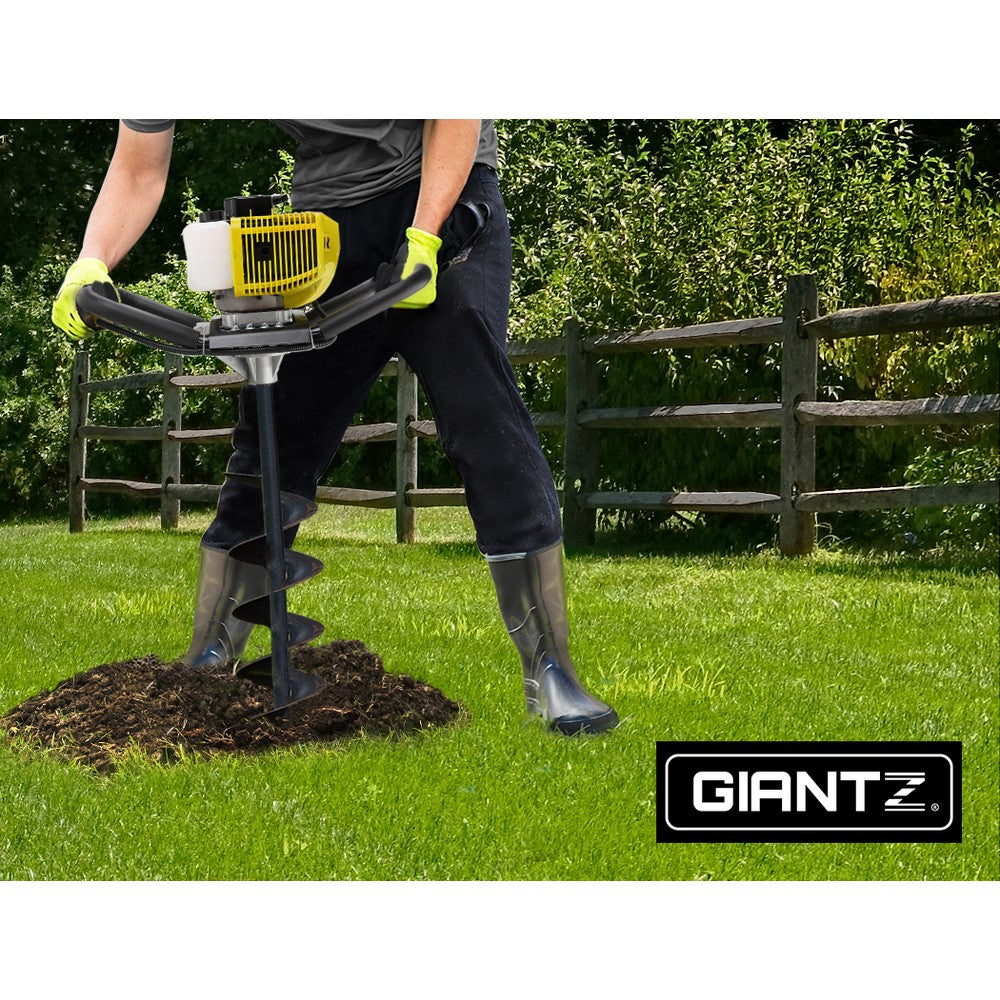 Petrol Post Hole Digger Auger Drill Borer Fence Earth Power Bits