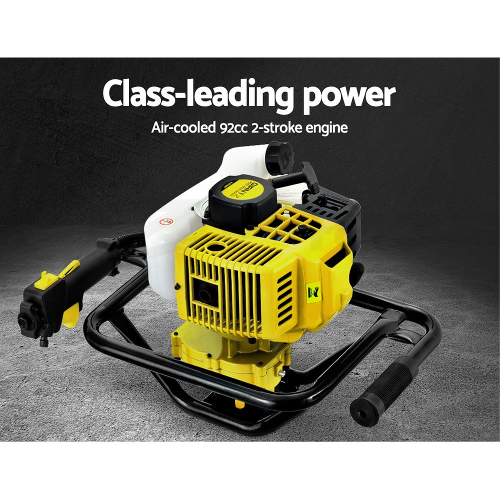 Petrol Post Hole Digger Auger Drill Borer Fence Earth Power Bits