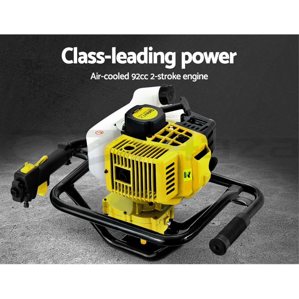 Petrol Post Hole Digger Auger Drill Borer Fence Earth Power Bits