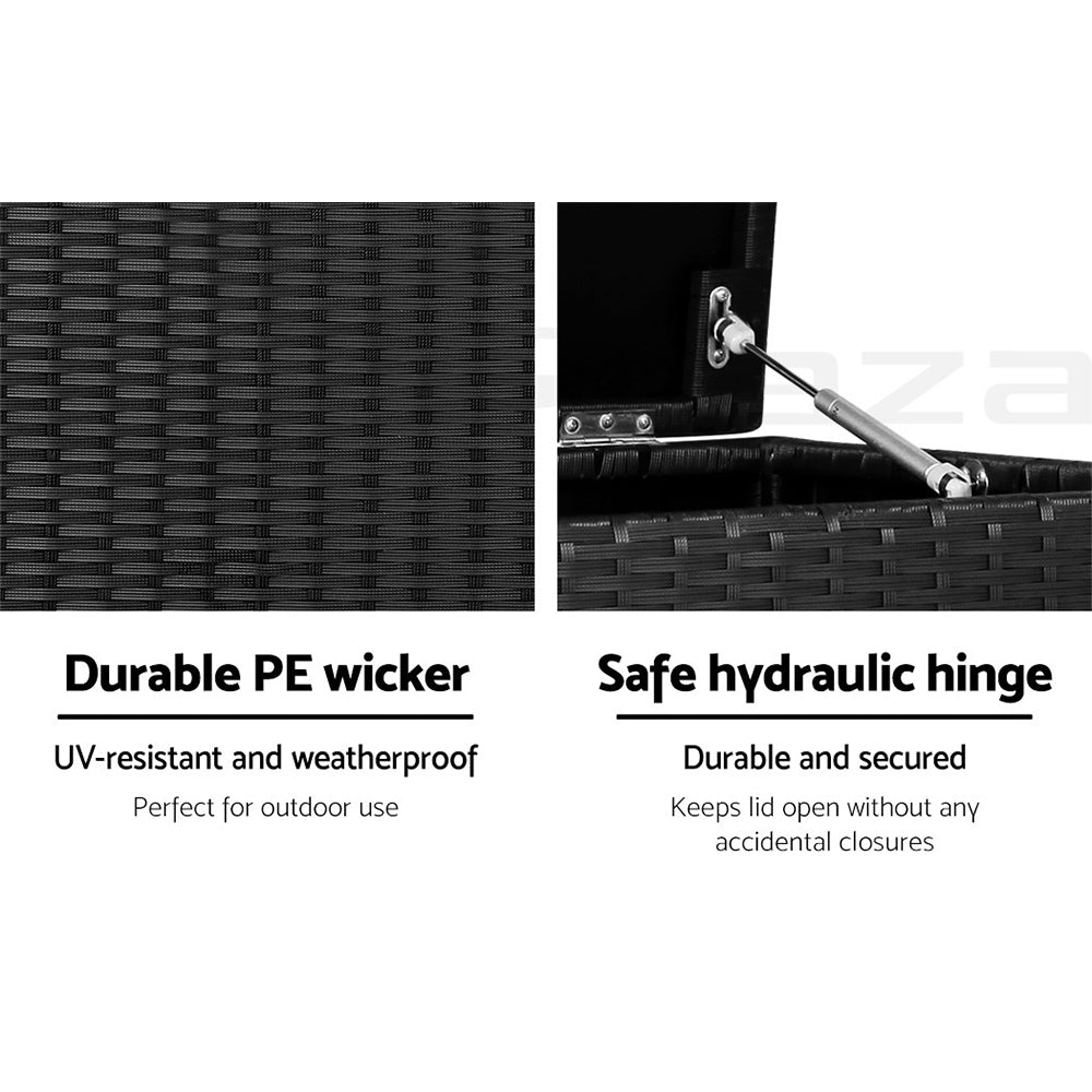 Gardeon Outdoor Storage Box Container Lockable Indoor Toy Tools Shed Garden