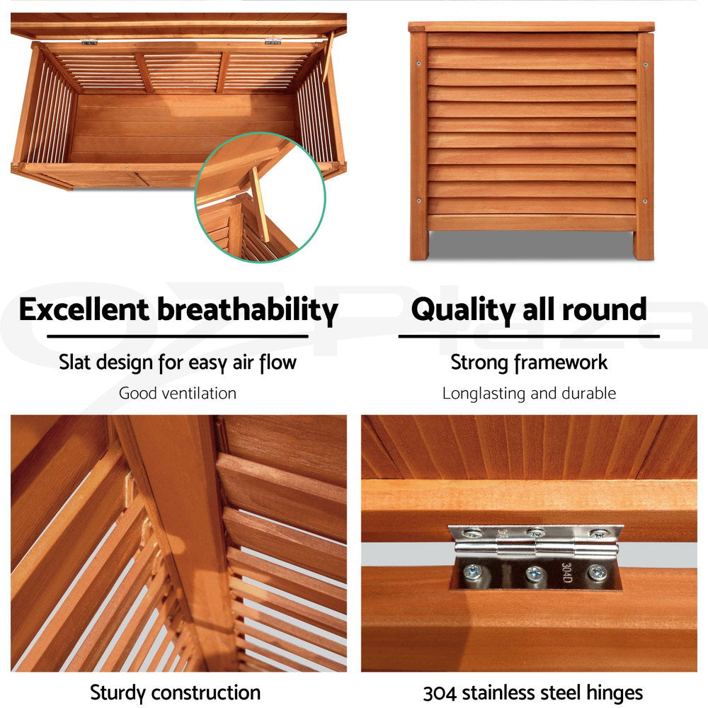 Gardeon Outdoor Storage Box Container Lockable Indoor Toy Tools Shed Garden