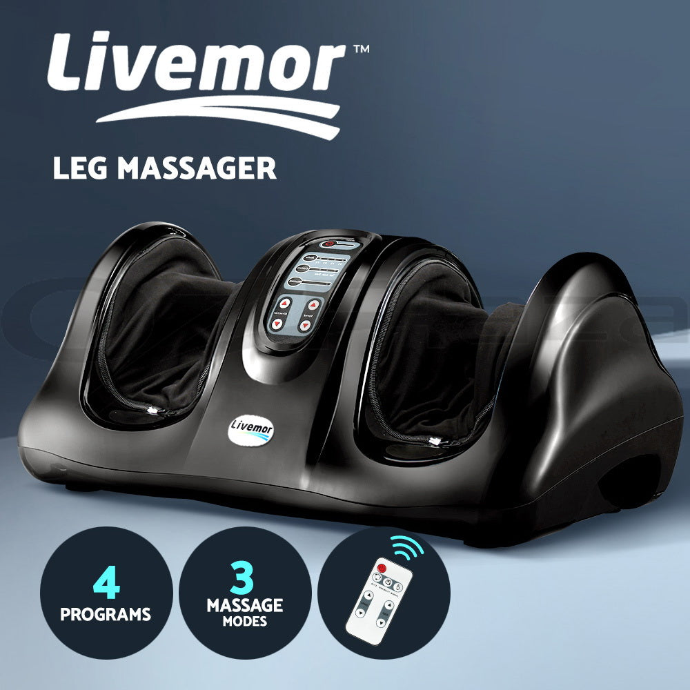 Foot Massager Ankle Calf Leg Kneading Roller Timer