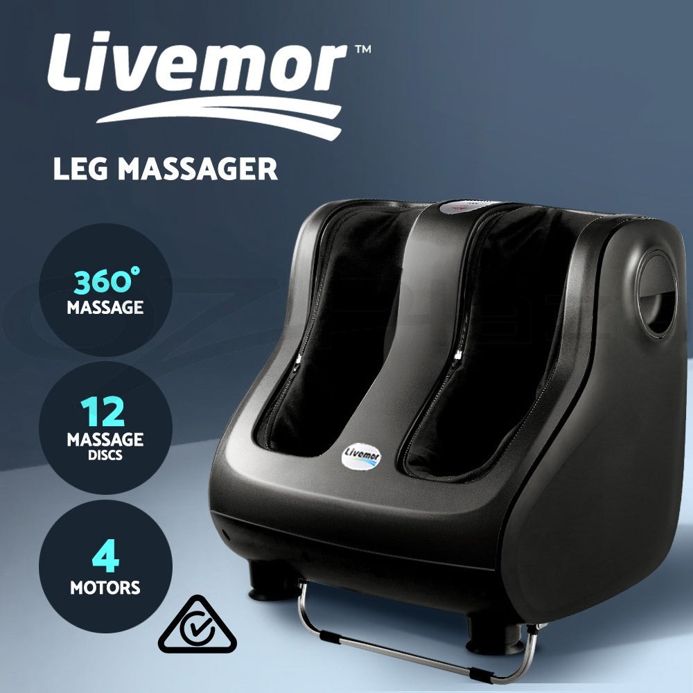 Foot Massager Ankle Calf Leg Kneading Roller Timer