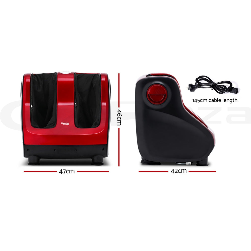 Foot Massager Ankle Calf Leg Kneading Roller Timer