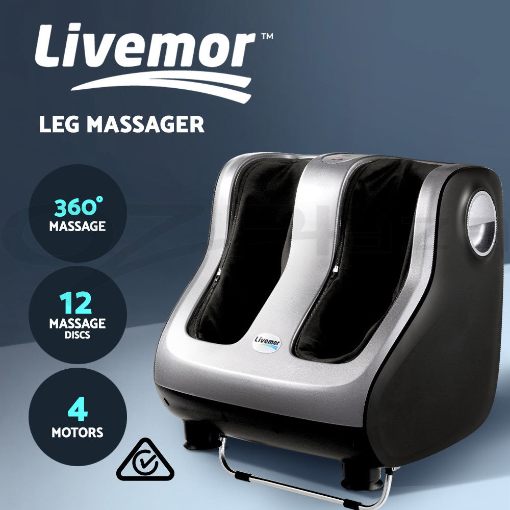 Foot Massager Ankle Calf Leg Kneading Roller Timer