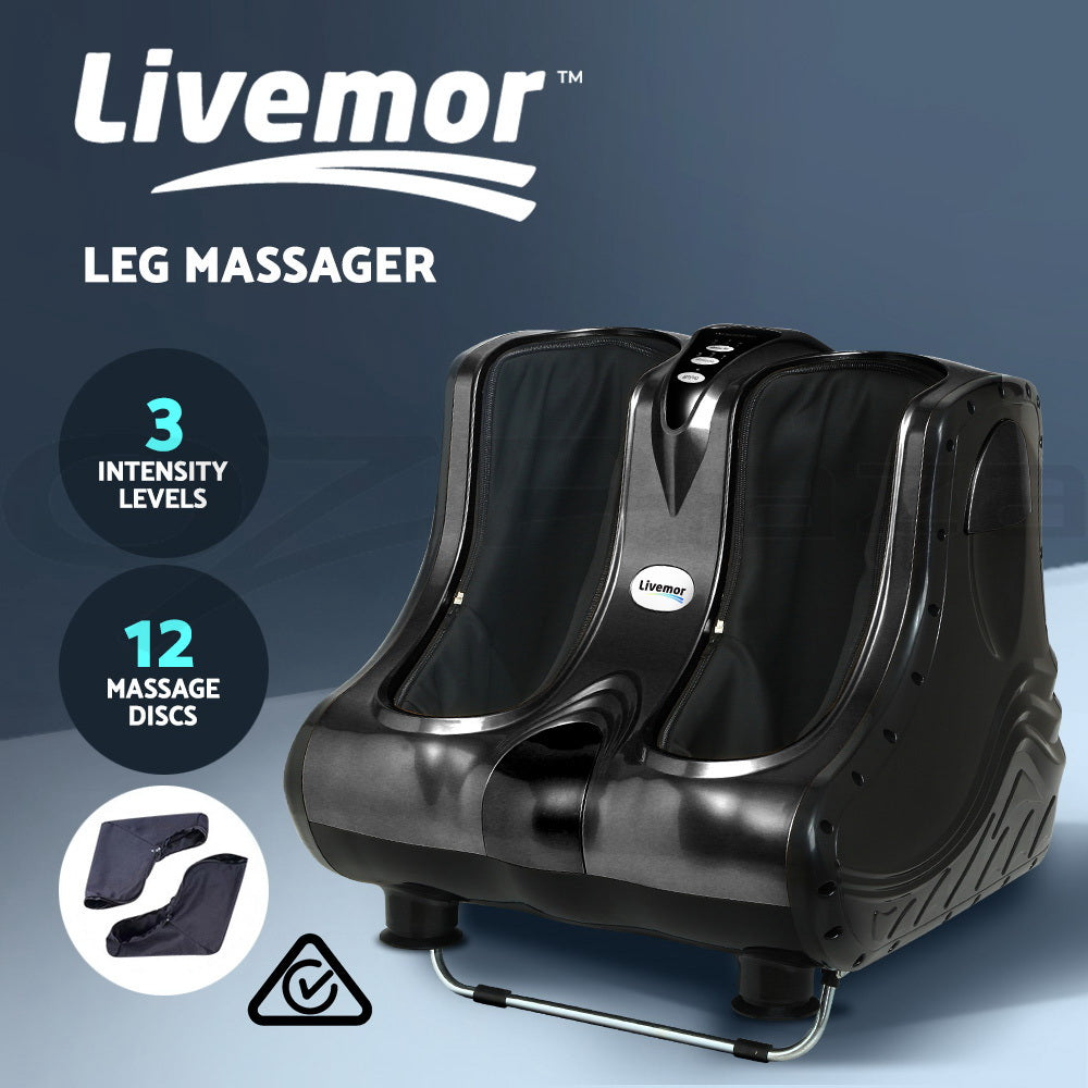 Foot Massager Ankle Calf Leg Kneading Roller Timer