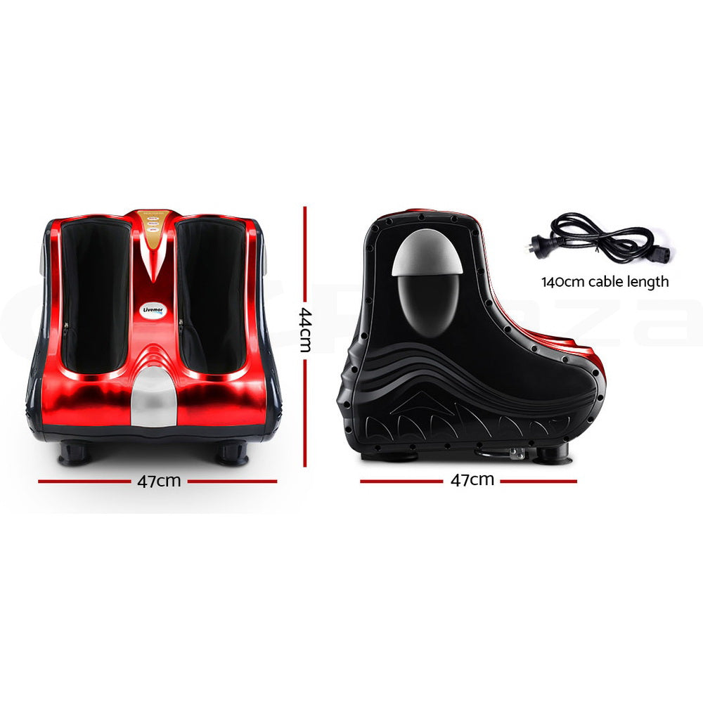Foot Massager Ankle Calf Leg Kneading Roller Timer