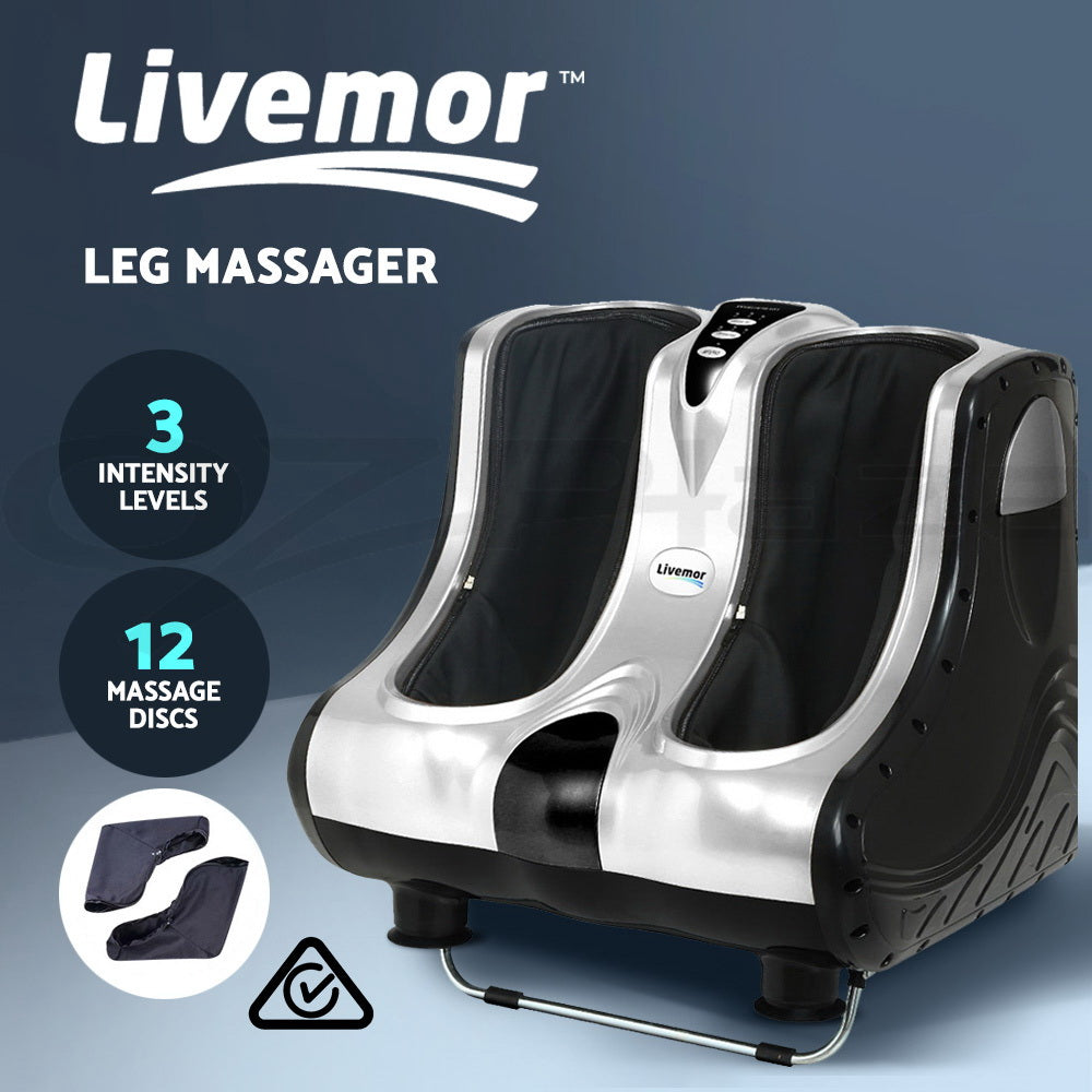 Foot Massager Ankle Calf Leg Kneading Roller Timer