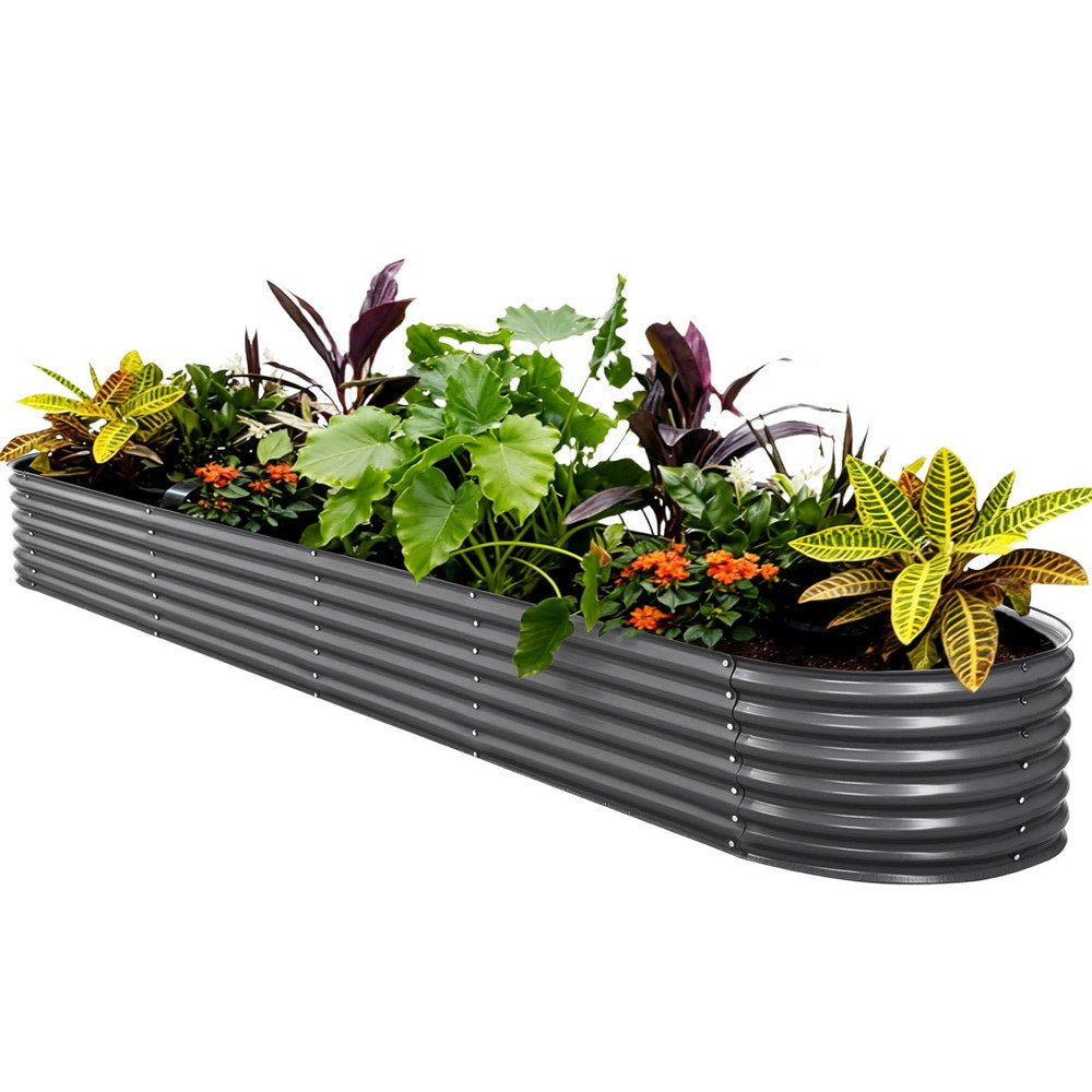 Green Fingers Garden Bed Kit Galvanised Steel Raised Garden Beds Kit Planter