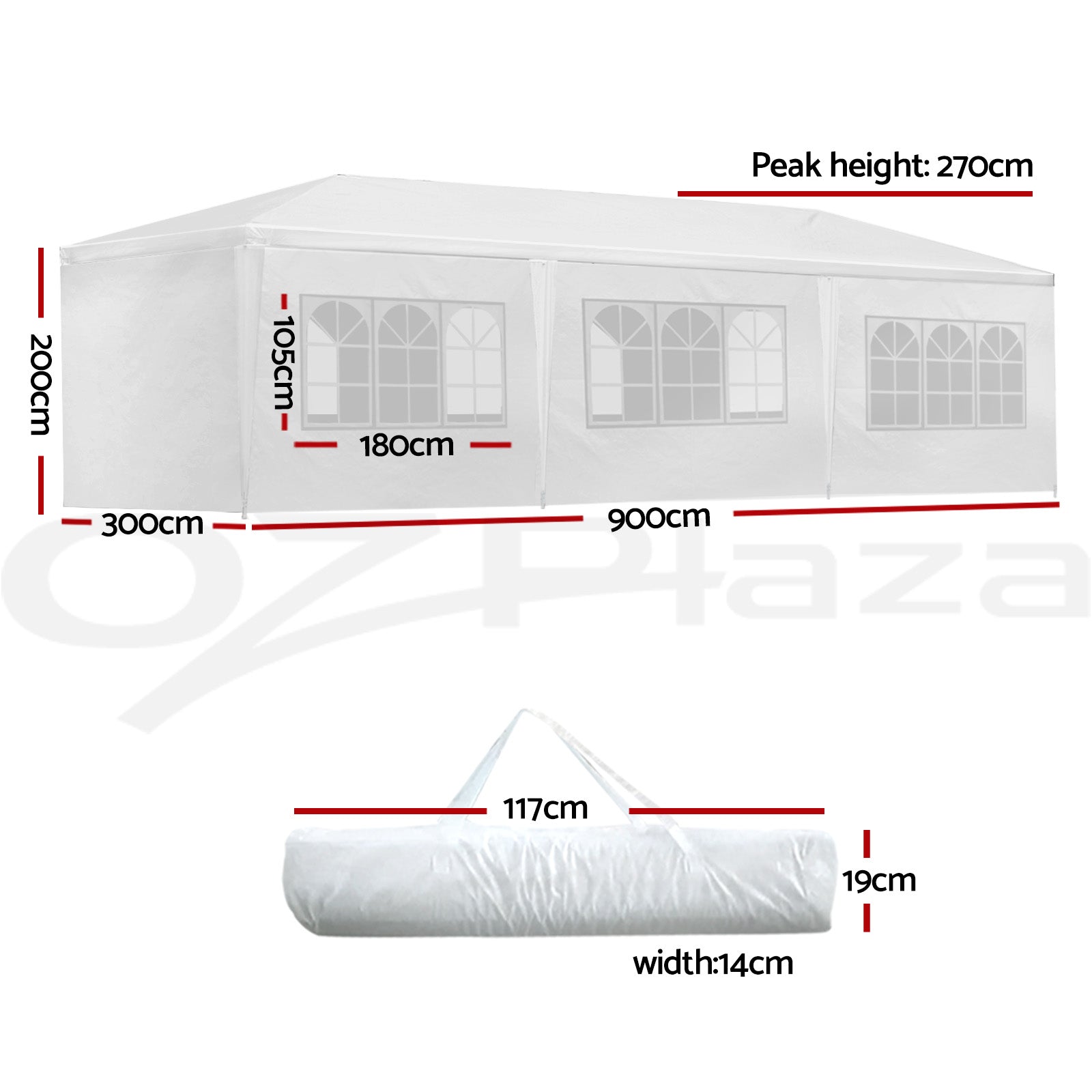 Party Wedding Outdoor Event Tent Shade Canopy Camping