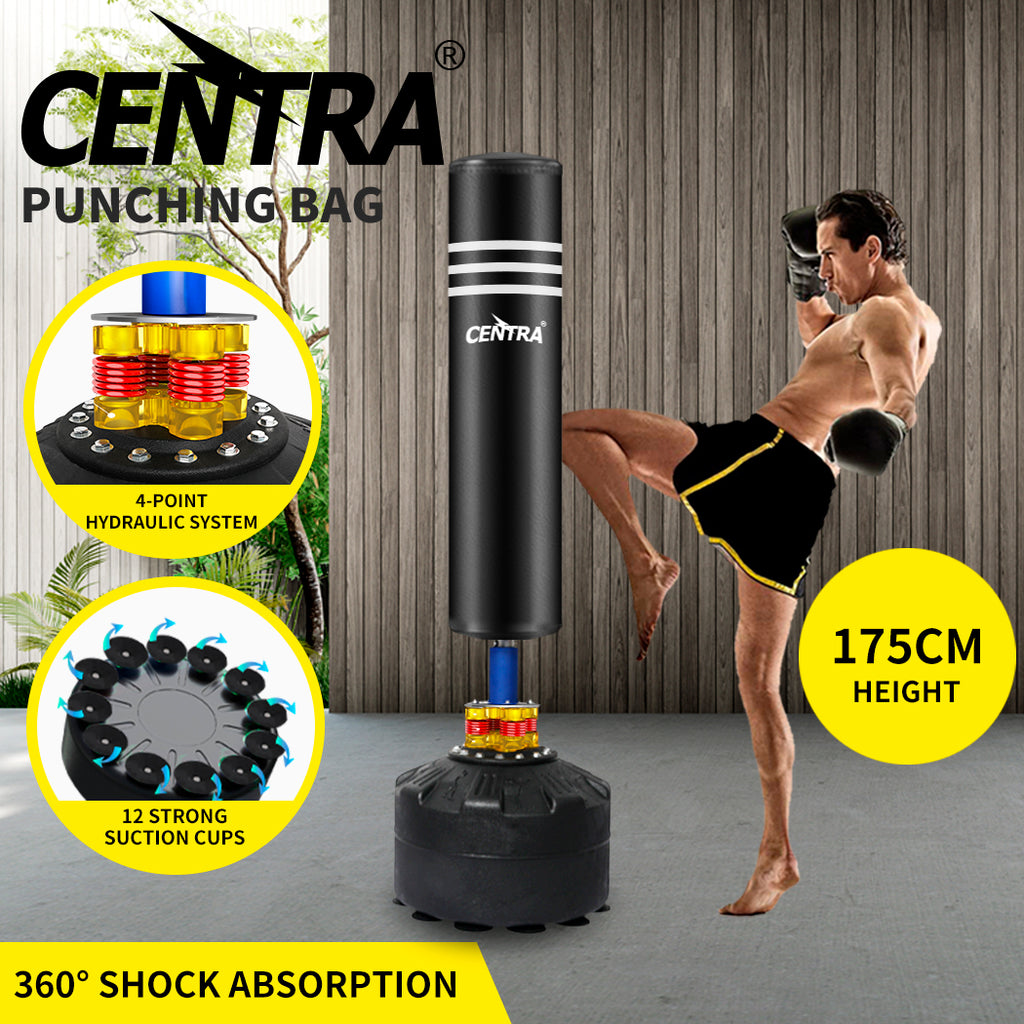 Centra Freestanding Boxing Bag – Speed & Kick Heavy Leather Gym Trainer