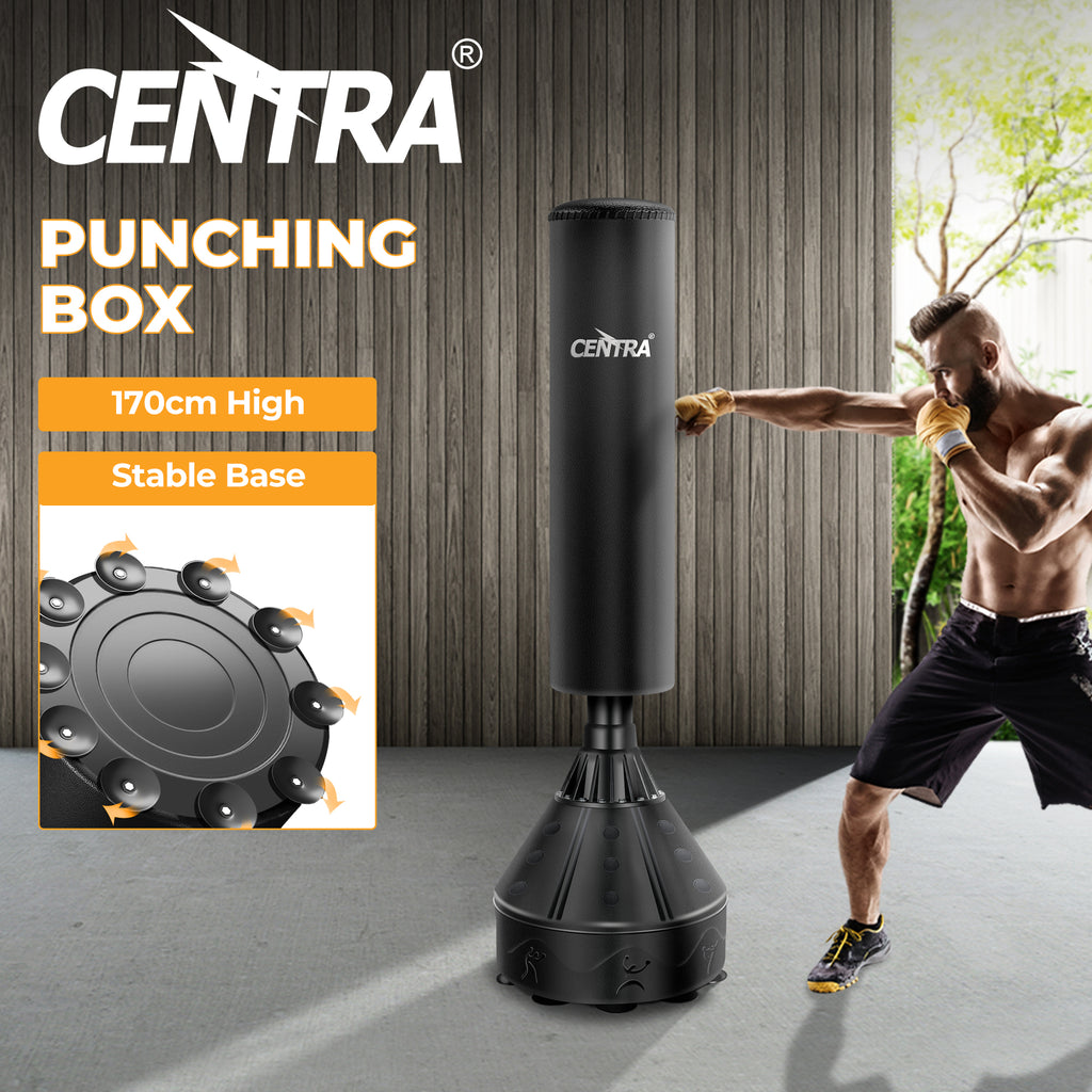 Centra Freestanding Boxing Bag – Speed & Kick Heavy Leather Gym Trainer