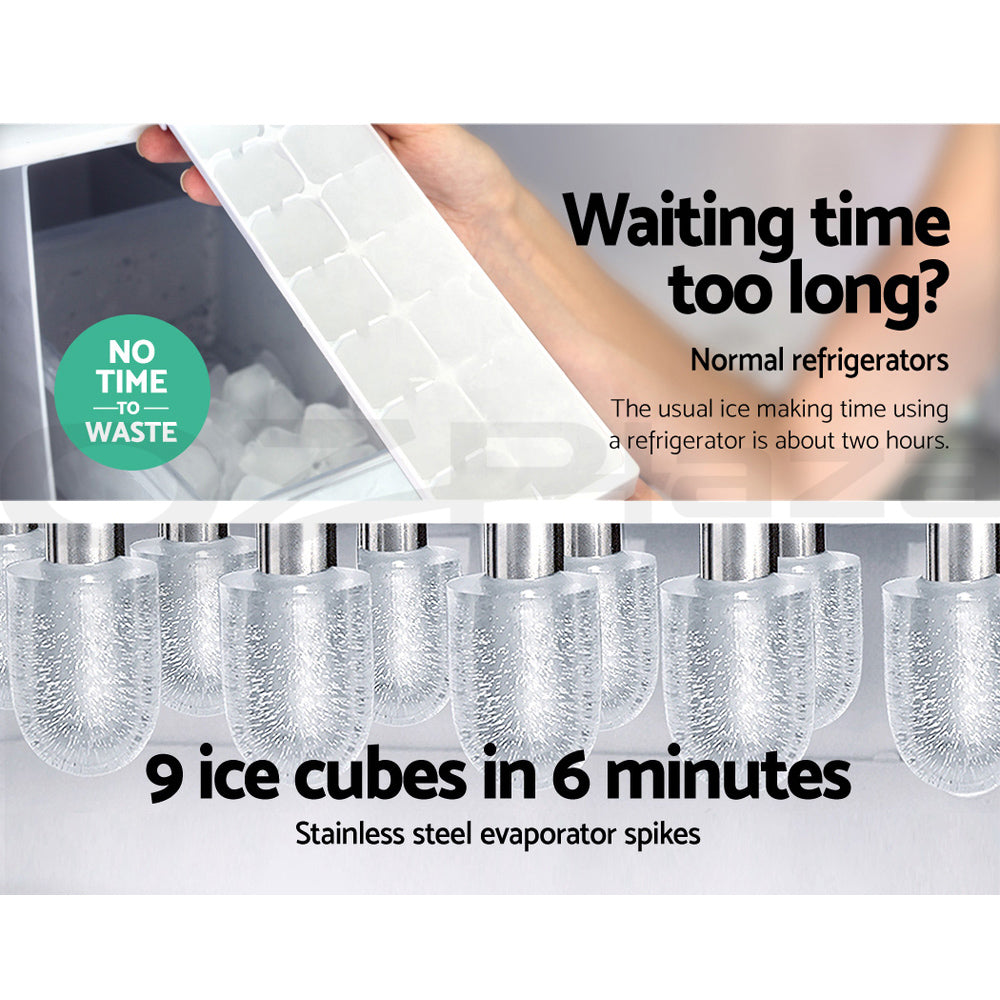 Portable Ice Maker Ice Cube Machine Countertop Party