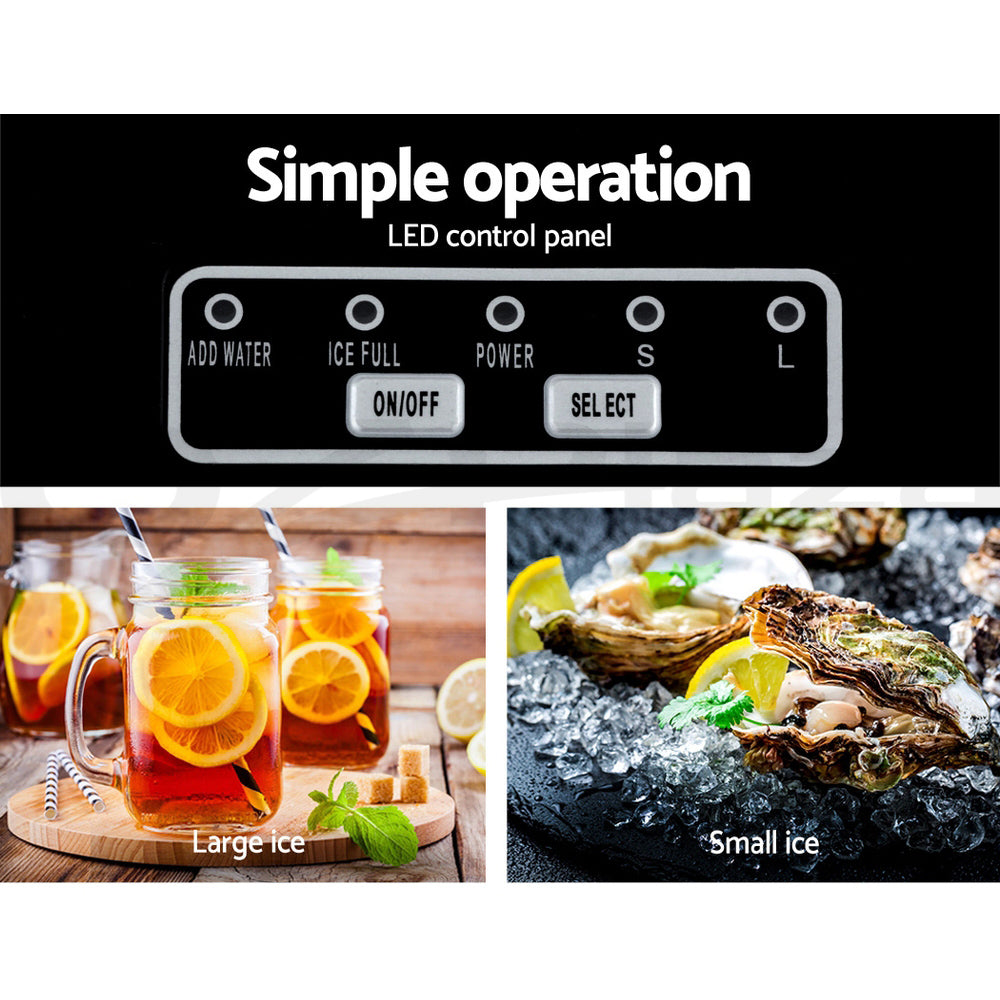 Portable Ice Maker Ice Cube Machine Countertop Party