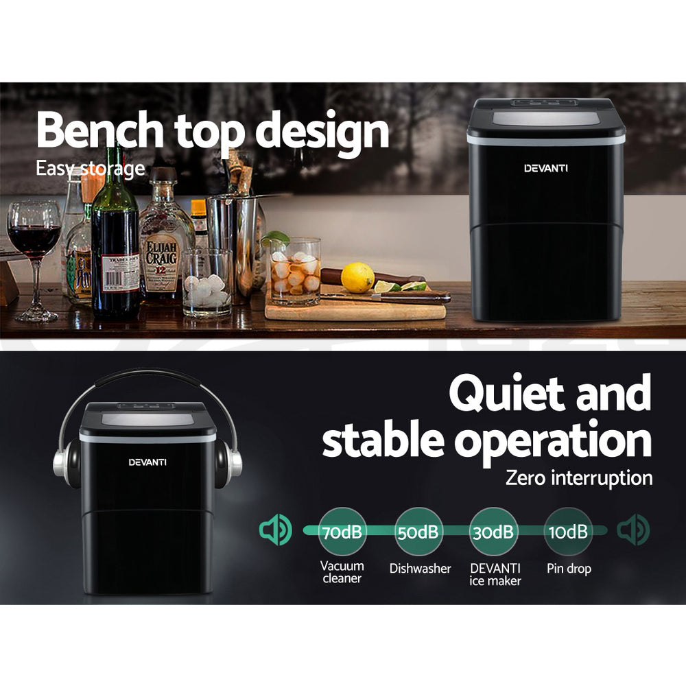 Portable Ice Maker Ice Cube Machine Countertop Party