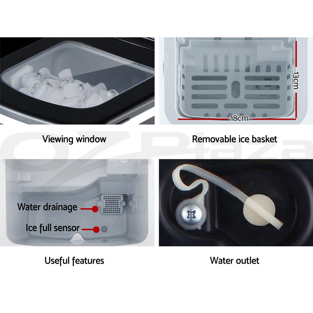 Portable Ice Maker Ice Cube Machine Countertop Party
