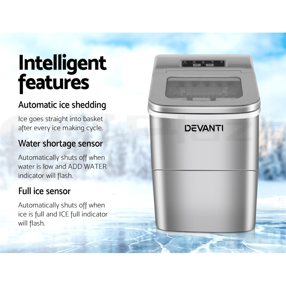 Portable Ice Maker Ice Cube Machine Countertop Party