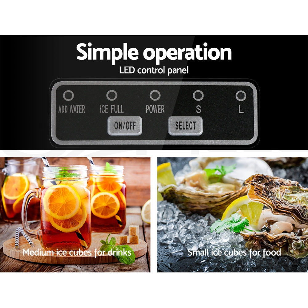 Portable Ice Maker Ice Cube Machine Countertop Party