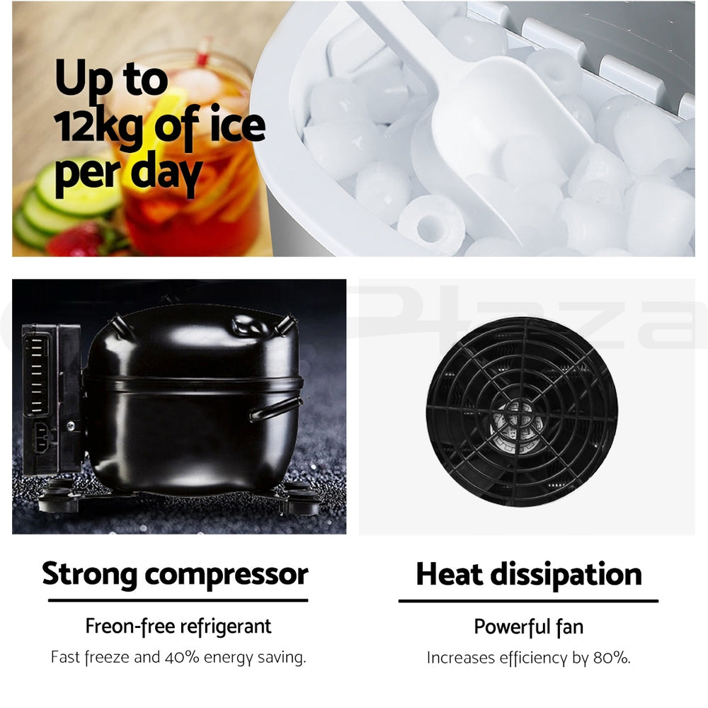 Portable Ice Maker Ice Cube Machine Countertop Party