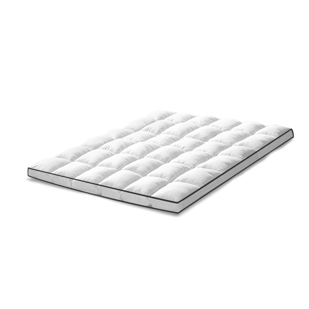 Dreamz Mattress Topper – Pillowtop Luxury Bed Mat Protector Cover