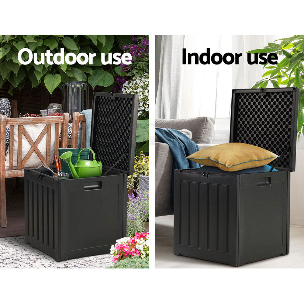 Gardeon Outdoor Storage Box Container Lockable Indoor Toy Tools Shed Garden