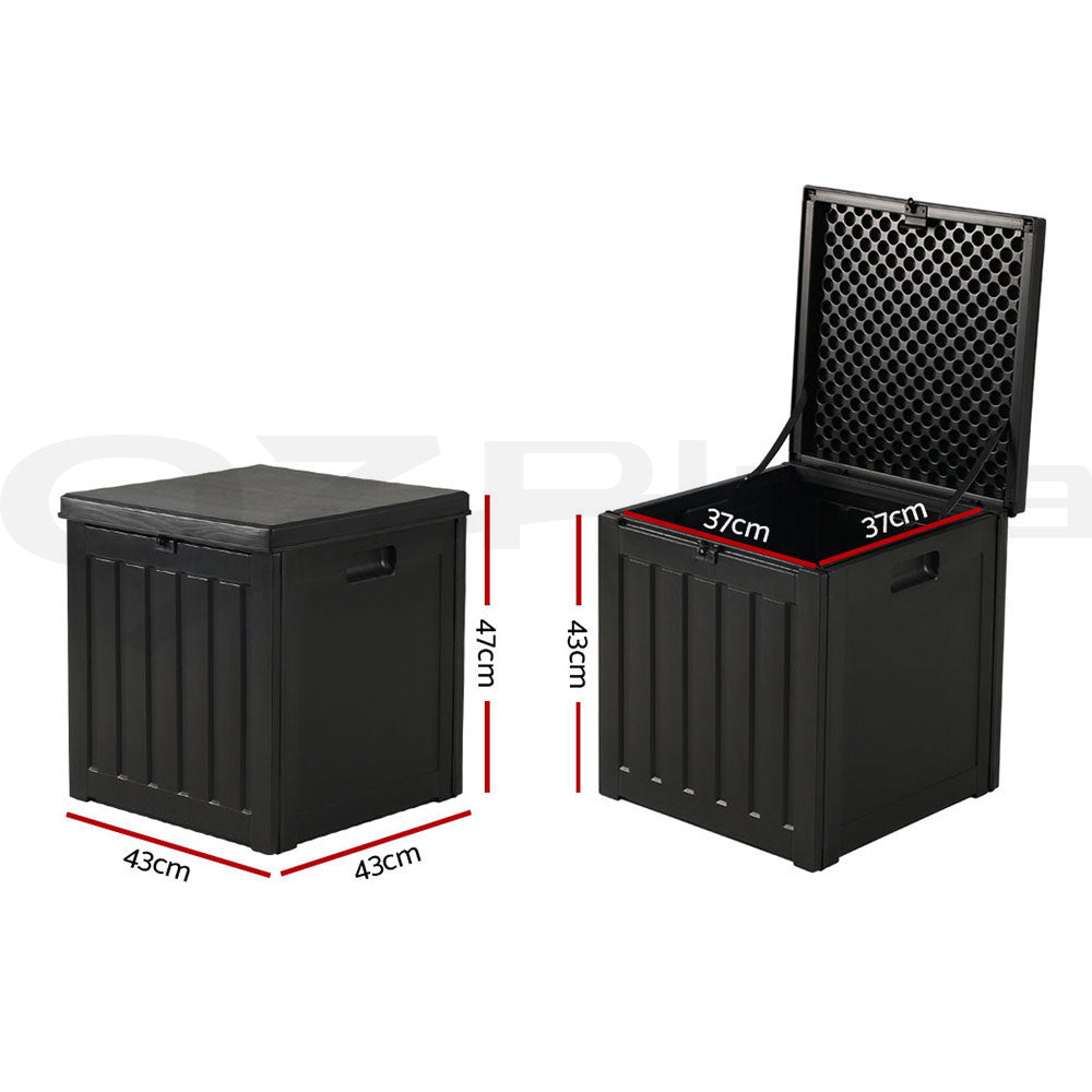 Gardeon Outdoor Storage Box Container Lockable Indoor Toy Tools Shed Garden