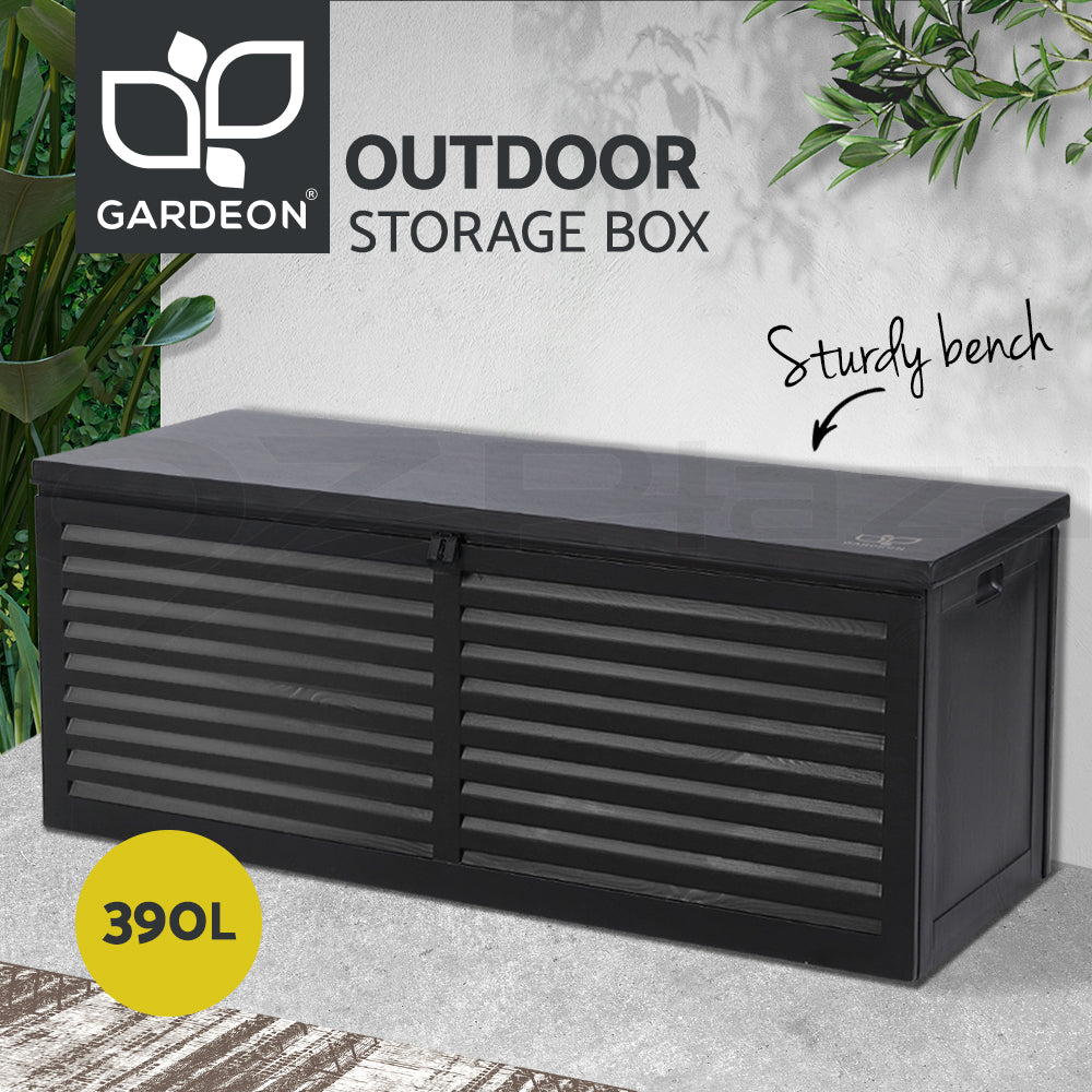 Gardeon Outdoor Storage Box Container Lockable Indoor Toy Tools Shed Garden
