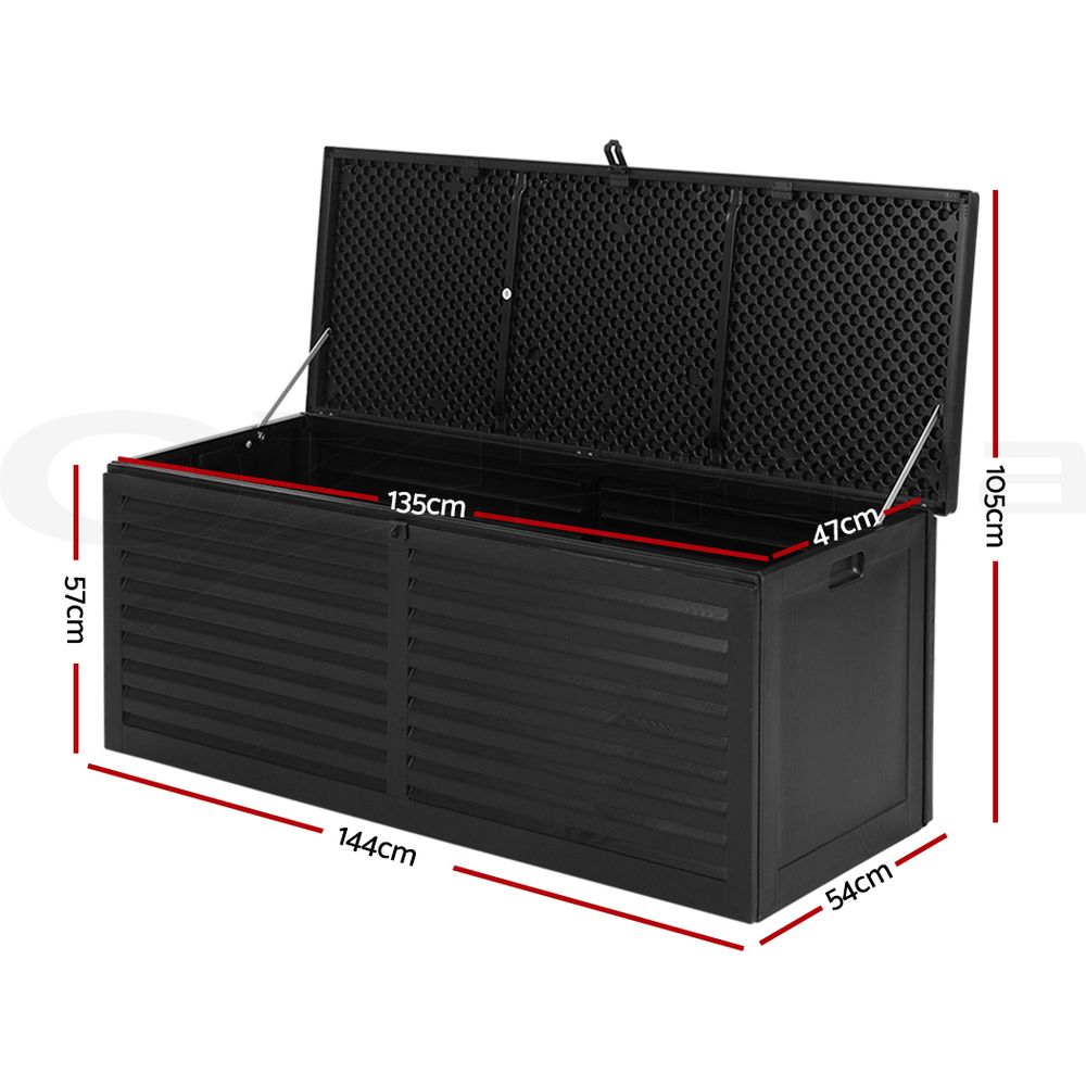 Gardeon Outdoor Storage Box Container Lockable Indoor Toy Tools Shed Garden