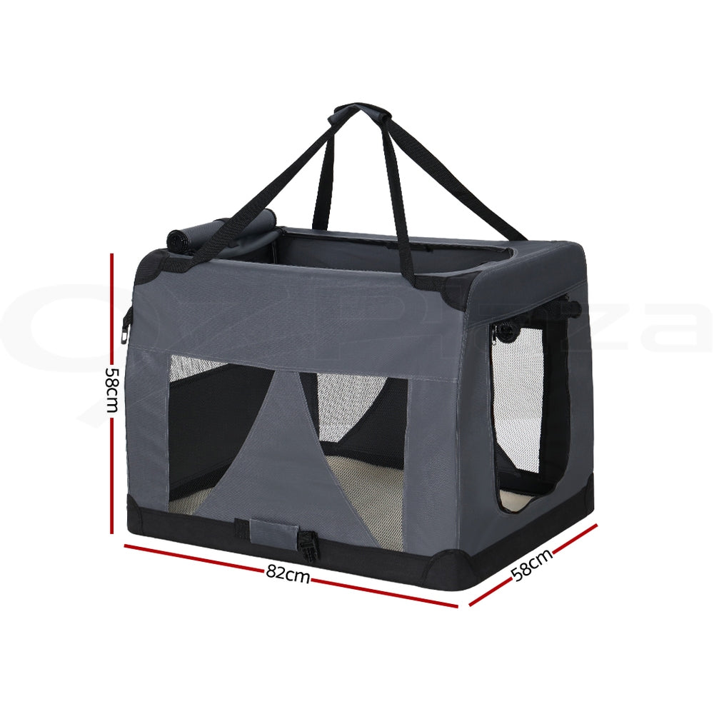 i.Pet Pet Soft Crate Carrier Dog Cat Travel Portable Bag Large Puppy Kennel Cage