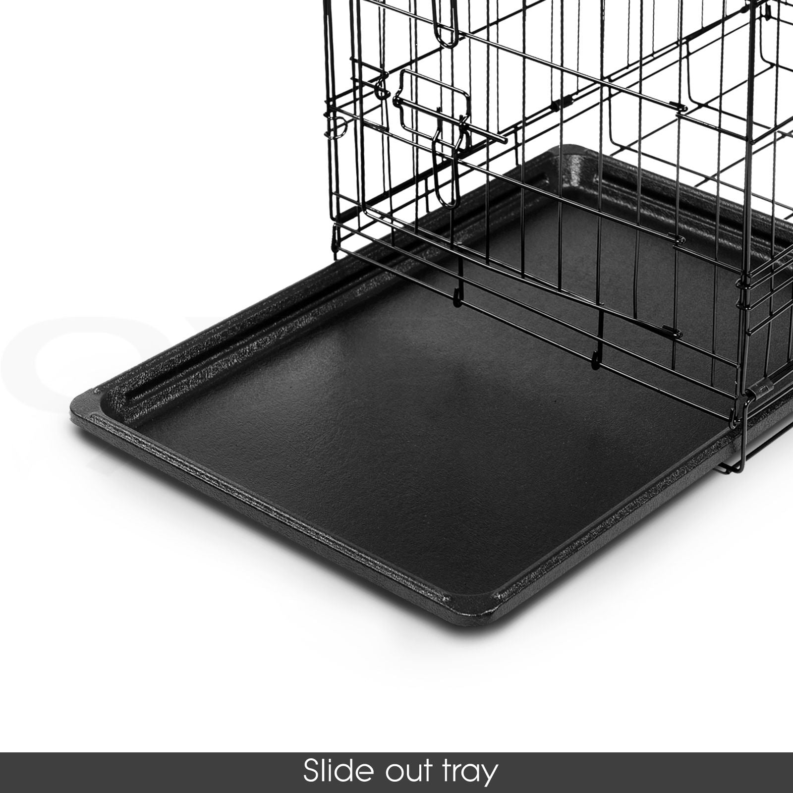 Dog Cage Crate Metal Kennel Cat Playpen Large 24–48"