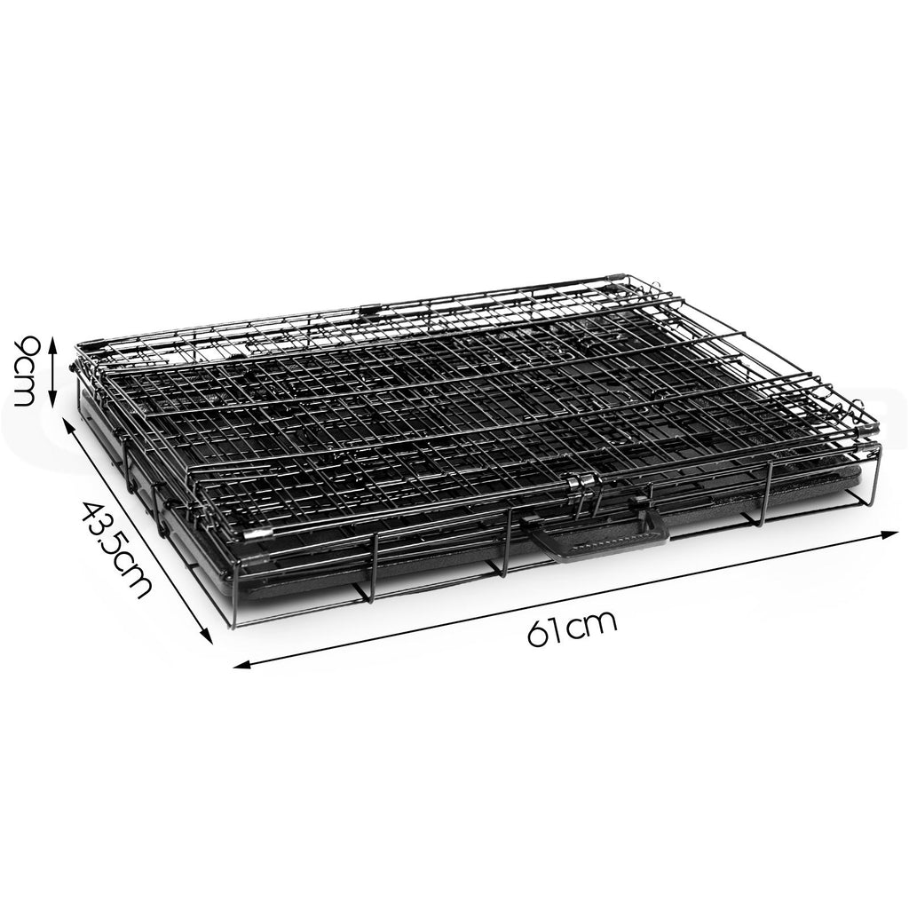 Dog Cage Crate Metal Kennel Cat Playpen Large 24–48"