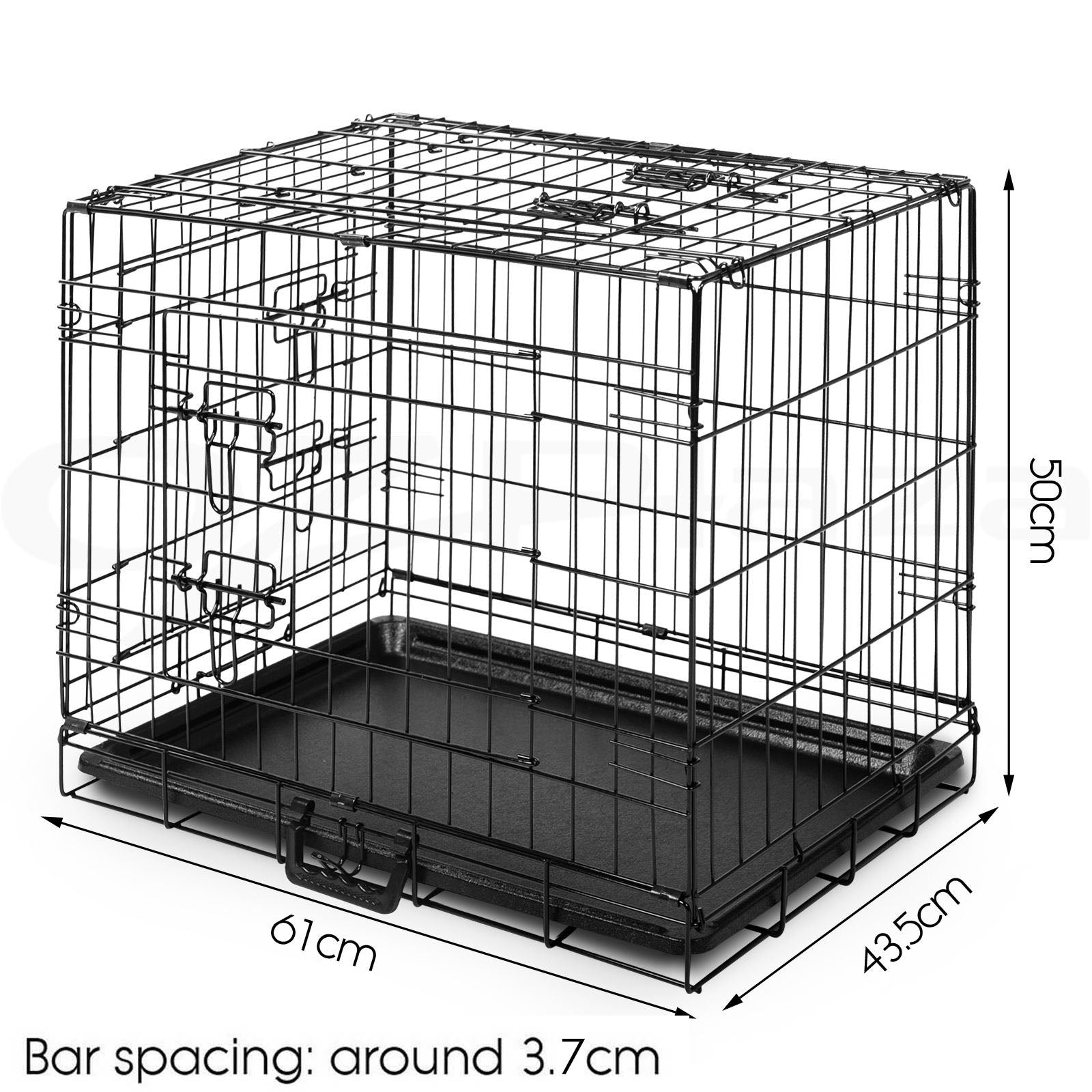 Dog Cage Crate Metal Kennel Cat Playpen Large 24–48"