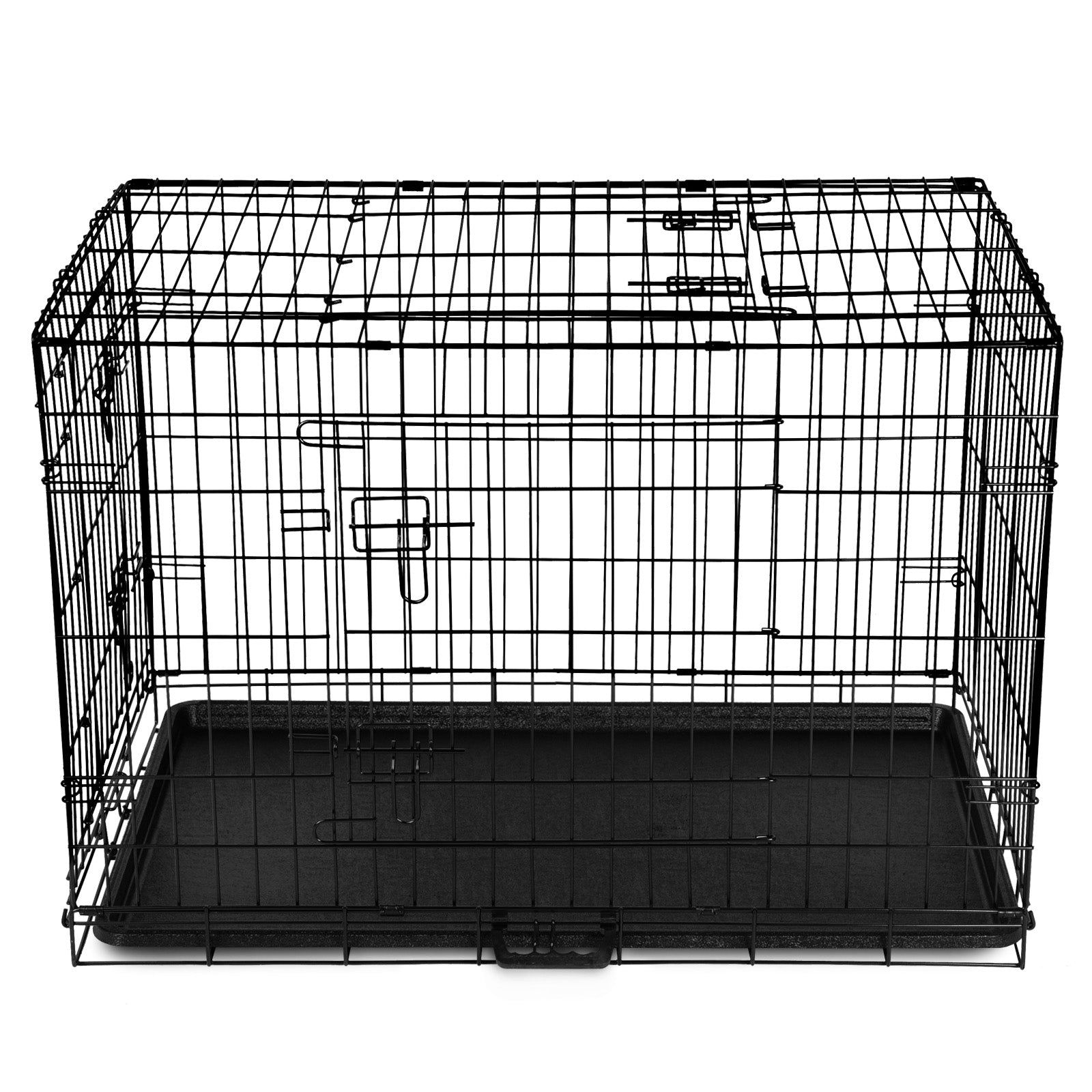 Dog Cage Crate Metal Kennel Cat Playpen Large 24–48"