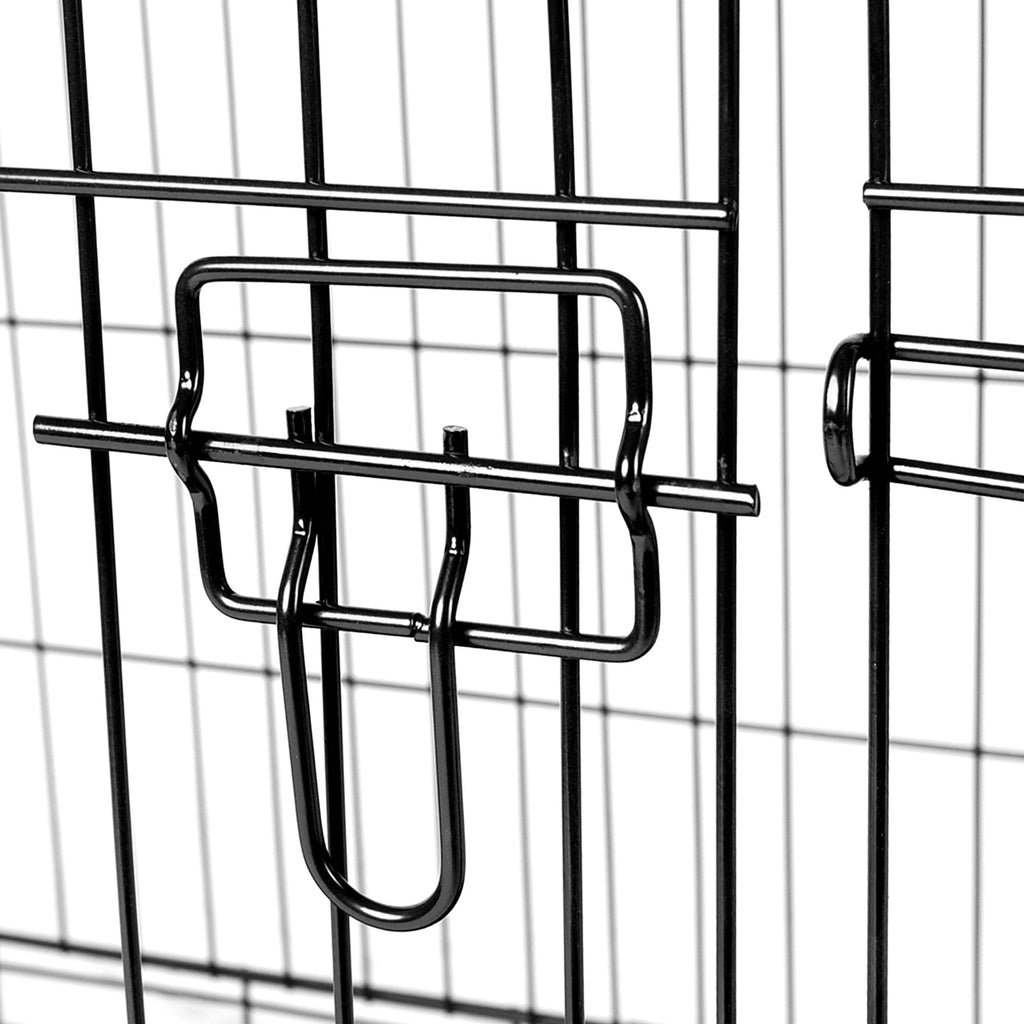 Dog Cage Crate Metal Kennel Cat Playpen Large 24–48"