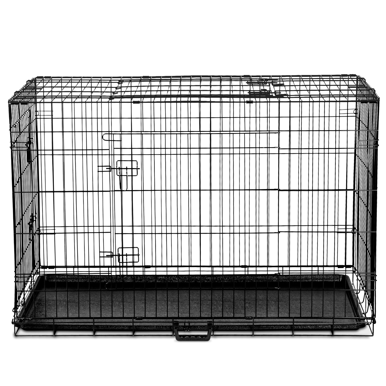Dog Cage Crate Metal Kennel Cat Playpen Large 24–48"