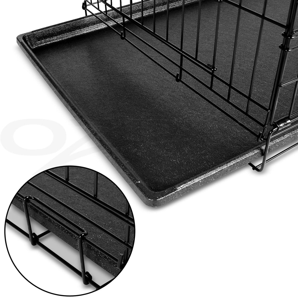 Dog Cage Crate Metal Kennel Cat Playpen Large 24–48"