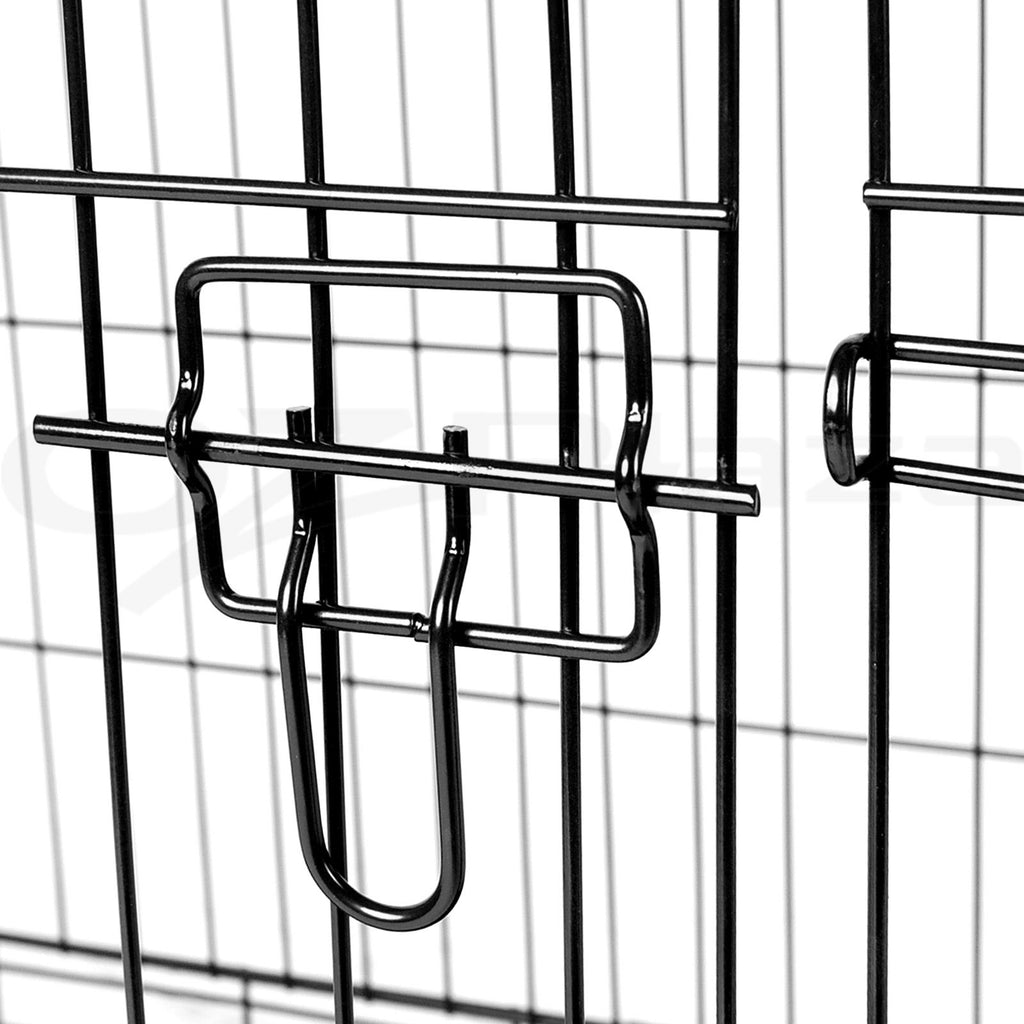 Dog Cage Crate Metal Kennel Cat Playpen Large 24–48"
