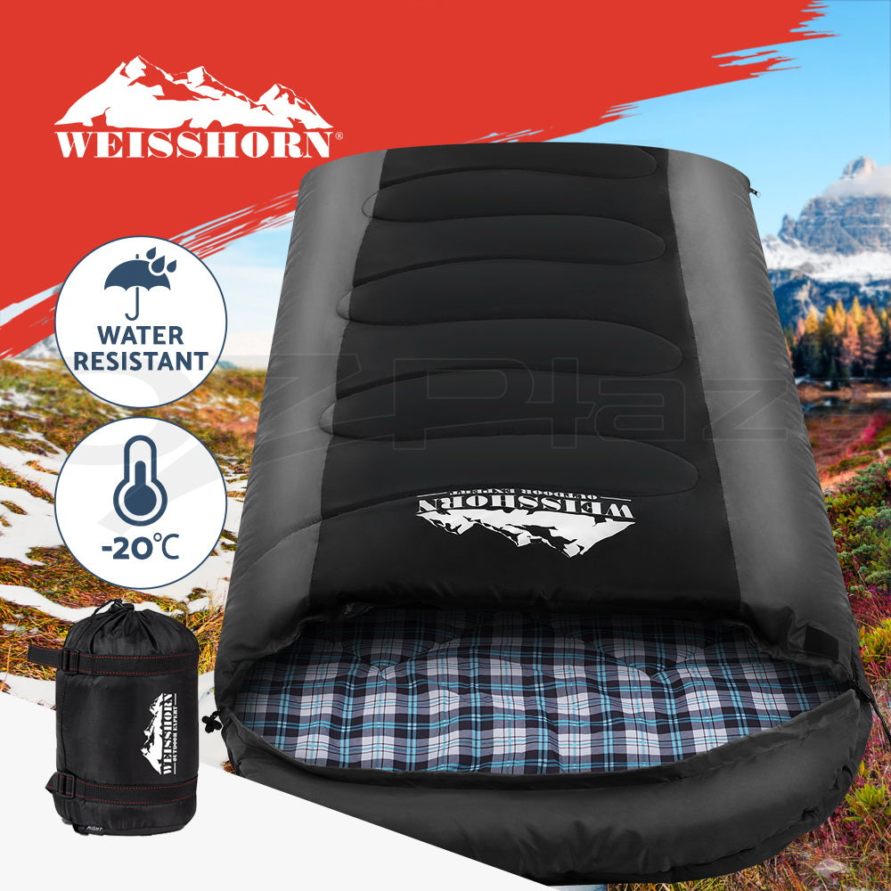 Weisshorn Sleeping Bag Bags Single Double Camping Hiking Tent Winter Summer