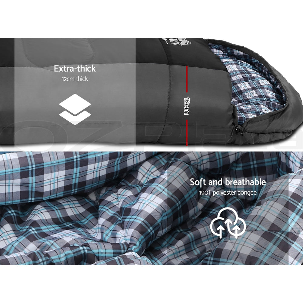 Weisshorn Sleeping Bag Bags Single Double Camping Hiking Tent Winter Summer