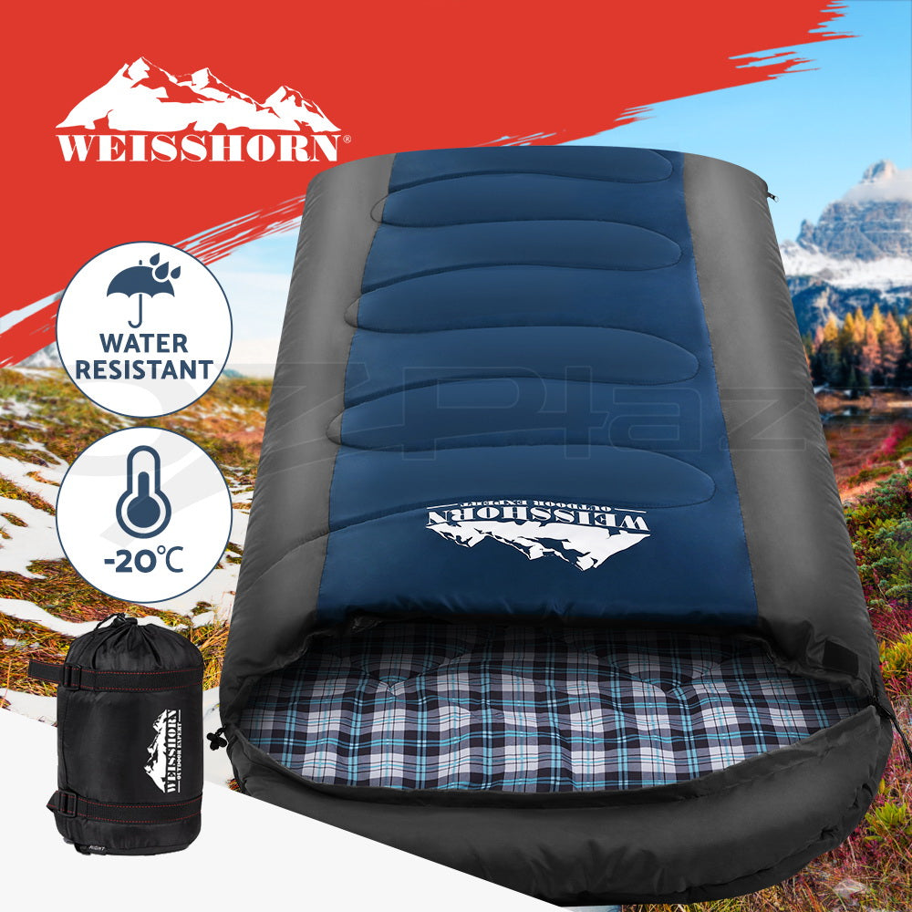 Weisshorn Sleeping Bag Bags Single Double Camping Hiking Tent Winter Summer