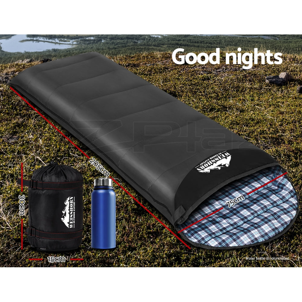Weisshorn Sleeping Bag Bags Single Double Camping Hiking Tent Winter Summer