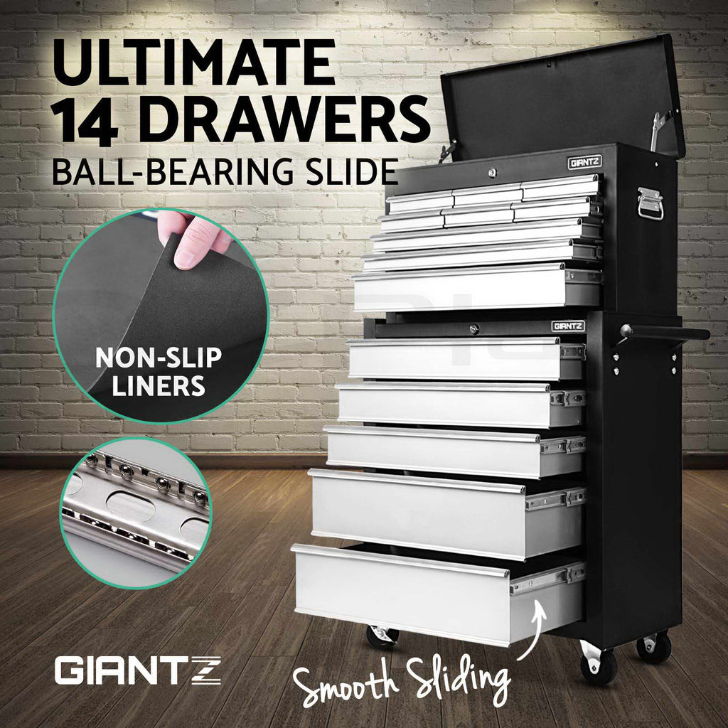 Drawer Tool Box Chest Cabinet Trolley Garage Storage