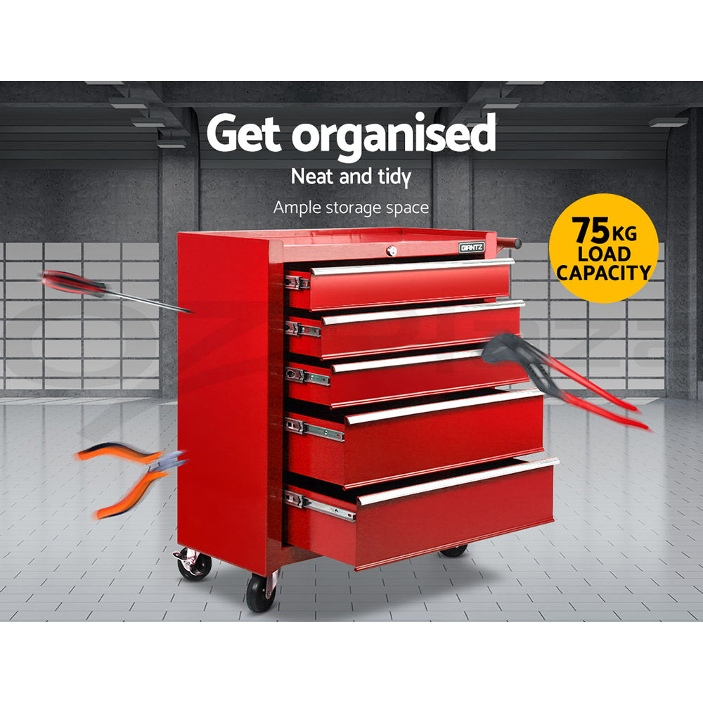 Drawer Tool Box Chest Cabinet Trolley Garage Storage