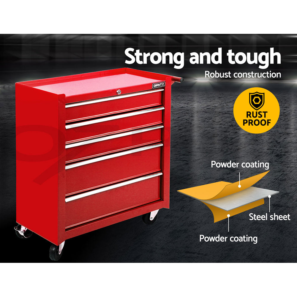 Drawer Tool Box Chest Cabinet Trolley Garage Storage