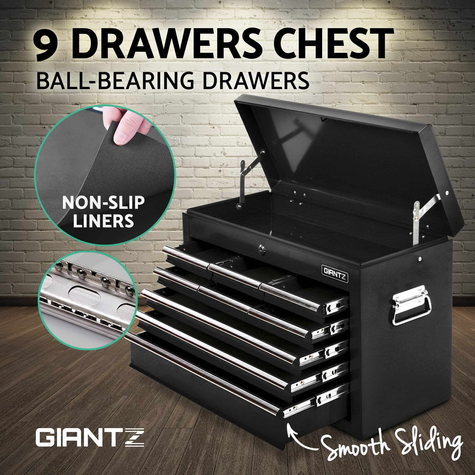 Drawer Tool Box Chest Cabinet Trolley Garage Storage