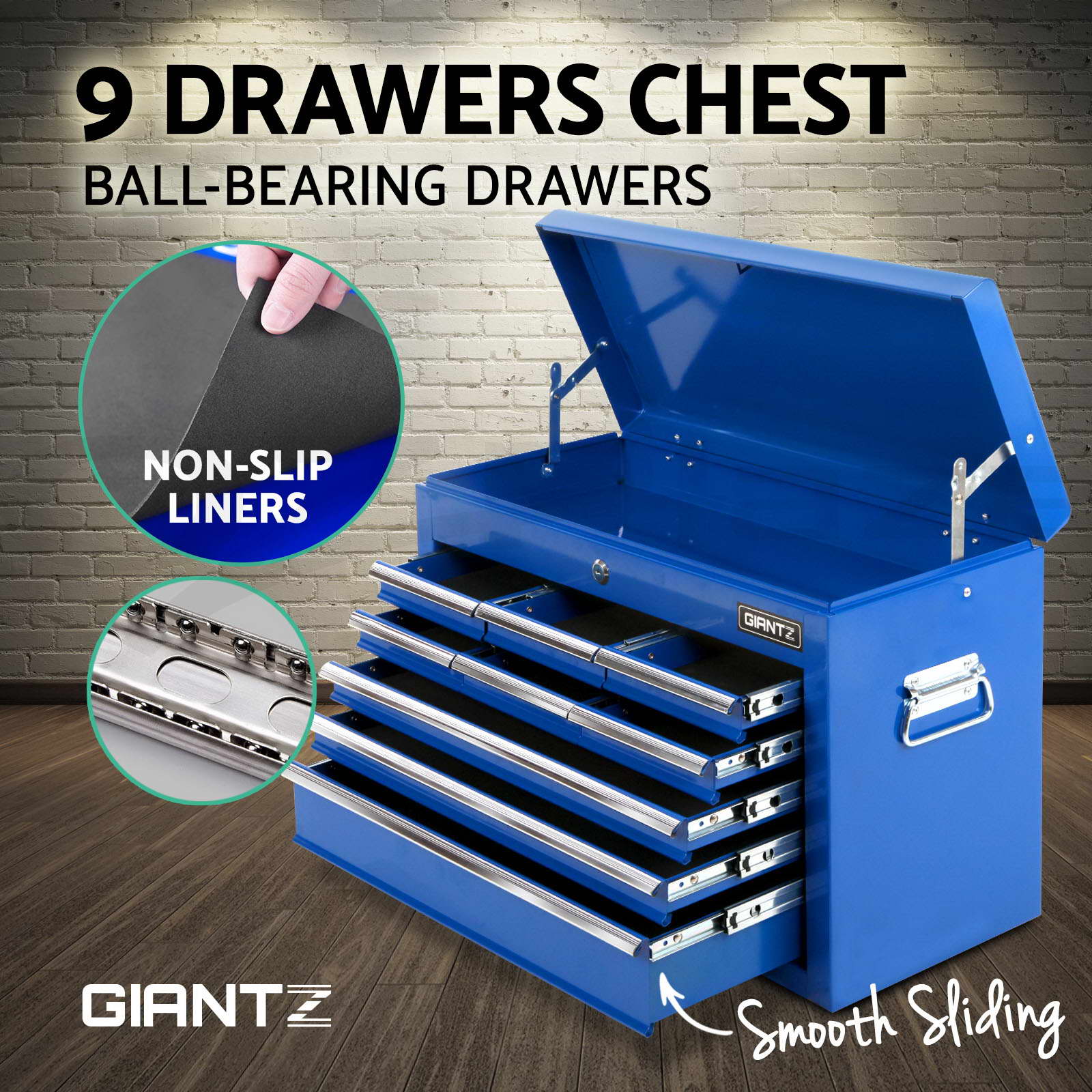 Drawer Tool Box Chest Cabinet Trolley Garage Storage